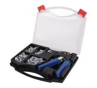 Écrous à Pétales en Acier pour Fixation pour robuste Écrous à | 72 incluses, riveteuse pour robuste, écrous papillon, fixation professionnelle, usage polyvalent(B)