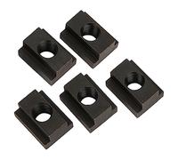 Écrous à Rainure en T, 5 Pièces Filetages M12 Écrou Coulissant à Fente en Acier Matériel de Finition Accessoires de Rail pour les Fentes Dans les Tables de Machines-Outils