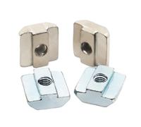 Écrous à rainure en T, Écrou coulissant à fente en T M3-M10 for profilés en aluminium série 20-45(30s - M6 (10pcs))