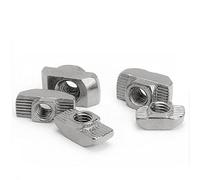 Écrous à rainure en T, Écrou coulissant en T for Extrusion d'aluminium série 15-45 M3-M8 plusieurs pièces(40 m4 10PCS)