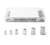 Écrous à Riveter M3 - M10, Acier Inoxydable 304, 150 Pièces, Kit de Fixation Polyvalent - Résistance à la Corrosion, Facile à Transporter, Pour Usage Industriel et Maison