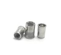 Écrous à riveter métalliques, écrous à insérer, Écrous à rivet à tête fraisée en acier inoxydable 304 ou en acier au carbone M3-M10, paquet de 2 à 10 pièces(304 Stainless Steel,M5 10pcs)
