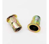 Écrous à riveter métalliques, écrous à insérer, Écrous à riveter en acier au carbone, plusieurs styles de têtes M4-M12(Semi Hex Head,20pcs M6)
