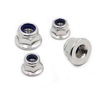 Écrous à riveter métalliques, écrous à insérer, Écrous de blocage à rivets multicolores M3-M12(304 Stainless Steel,M4 10pcs)