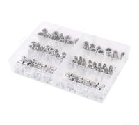 Écrous à Riveter pour aluminium 160PCS Résistance Écrous à Riveter | 160 assorties, tailles pour m3 Ã pour m10, pour aluminium lÃ©ger, boÃ®te organisÃ©e, usage polyvalent