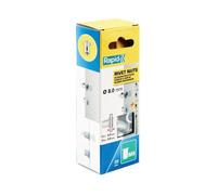 RAPID - Écrous à Sertir M8 en Acier, pour Fixation par 1 Seul Côté, Idéal pour la Fixation de Matériaux Très Fins en Apportant un Filetage - Foret Inclus - 20 Pièces, Emballage Carton (5001482)