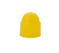 Écrous à tête bombée Cache-vis à tête hexagonale en plastique PE, capuchons de protection multicolores for écrous dômes M3 M24(Yellow,M10x17x20-20pcs)