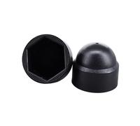 Écrous à tête bombée Lot de 2 à 50 capuchons protection en plastique for écrous hexagonaux, multicolores, plusieurs tailles(Noir,23x27xM16-10pcs)