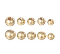 Écrous À Vis Et Boutons, Capuchons À Vis Sphériques En Laiton Pour Luminaires, Diamètre 6-20 Mm, Adaptés Aux Projets De Bricolage D'éclairage De Mobilier (6mm*3 * 0.5 * 10)