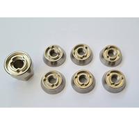 Écrous antivol 6+1 M10 en acier inoxydable M10 6 écrous 1 écrou