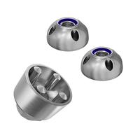 Écrous Antivol de Sécurité M6 M8 M10 M12 en Acier Inoxydable Avec 4 Trous (2 Écrous, 1 Noix, M6 autobloquant)