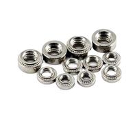 Écrous auto-sertissables en acier inoxydable 304, M2, 2,5, 3, 4, 5, 6, 8, M10, 0,8 à 3,2 mm, 2/20 pièces(20pcs M2.5-2)