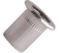 100 écrous à sertir crantés inox A2 TP, D. M8 x 17.5 mm - END0830 - Scell-it
