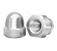 Écrous Borgne M6 Hexagonaux, DIN 1587 Ecrou Borgne M6 Inox 10 pièces, Leryati Dôme Ecrous Borgne Hexagonal en Acier Inoxydable A2 V2A, Inox Pour Coupole Ecrous Borgnes et Boulons Écrous