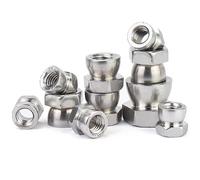 Écrous borgnes, écrous hexagonaux, Écrou antivol à visser en acier inoxydable 304 M6 M8 M10 M12 Écrou antivol à visser Écrou anti-démontage à visser(M10 (10Pcs))