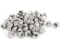 écrous borgnes, écrous métalliques Écrous à tête bombée, capuchon hexagonal à filetage conique, cache décoratif hexagonal en acier inoxydable