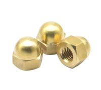 Écrous borgnes hexagonaux en laiton M3 M4 M5 M6 M8 M10 M12 M14 M16 M18 M20 Écrous borgnes hexagonaux en laiton(M18-1pcs)