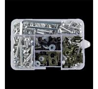 écrous Boulon Compatible Avec Le Jeu De Vis De Pare-brise De Moto, Kit De Boulons De Carénage De Moto, Vis CNC, Écrou, Accessoires De Modification De Moto 177 Pièces