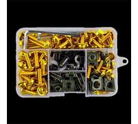 écrous Boulon Compatible Avec Le Jeu De Vis De Pare-brise De Moto, Kit De Boulons De Carénage De Moto, Vis CNC, Écrou, Accessoires De Modification De Moto 177 Pièces