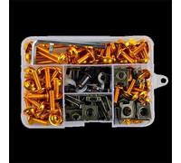 écrous Boulon Compatible Avec Le Jeu De Vis De Pare-brise De Moto, Kit De Boulons De Carénage De Moto, Vis CNC, Écrou, Accessoires De Modification De Moto 177 Pièces