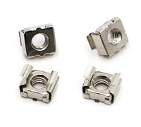 Écrous Cage, Écrou Liquide, Acier Inoxydable 304 Couleur Zingué Quatuor Liquide Cartouche Écrou Liquide Boîtier Écrous Cage Écrous 5 Pièces (Nickel Plated,M8)