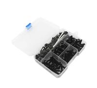Écrous Carénage Kit De Boulons Et Vis Carénage pour Moto pour Benelli TRK502 TRK 502 TNT 25 TN125 BN125 125 135 300 1130 Écrous Clips À Ressort pour Vis De Carrosserie(Noir)