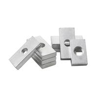 Écrous carrés 10 pièces, bloc coulissant noir zingué(10pcsxM3x12x6x2.5mm)