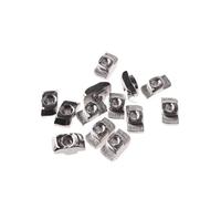 Écrous coulissants en acier au carbone plaqué, Marteau coulissant écrou en T for boulons M3-M8 20-45 profils aluminium 10 pièces(10pcs,30-M5)