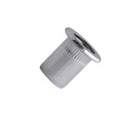 Ecrous crantés acier tête plate M10 L 25mm boîte de 100 TCD1060