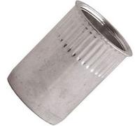 Écrous crantés Scellit tête réduite 90 inox A2 Noir G