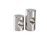 Écrous cylindriques pour meubles, Boulons cylindriques en acier inoxydable 304 M4 M5 M6, écrous à goupille, argentés, for meubles(M4x30 (5Pcs))