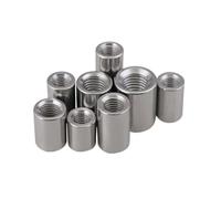 Écrous d'accouplement filetés Écrous d'accouplement ronds en acier inoxydable 304 M3-M8, paquet de 160(M5x10x8 5pcs)