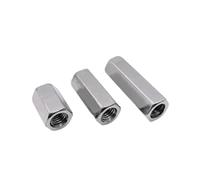 Écrous d'accouplement hexagonaux, Écrou de raccordement hexagonal long en acier inoxydable 304 M6 à M12(45mm(l),M12 (1Pcs))