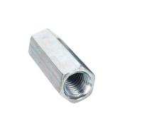 Écrous d'accouplement hexagonaux, Écrous hexagonaux galvanisés M6-M20, tailles multiples, lot de 10(1pcs,M18x55)