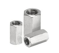 Écrous d'accouplement hexagonaux, Entretoise hexagonale en acier inoxydable M8-M16 à filetage fin, lot de 34(M12X1.0X30 2PCS)