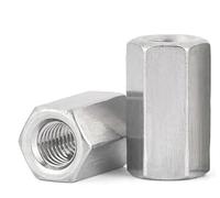 Écrous d'accouplement hexagonaux longs, 2 pièces M14-M24, en acier inoxydable 304, hexagonaux, rallonge, connecteur de tige allongé, manchon de joint, écrou d'accouplement tubulaire(M24x36x72)