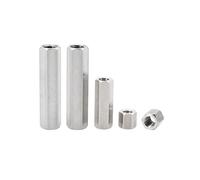 Écrous d'accouplement hexagonaux Support de colonne creuse fileté à double filetage M3 M4 en acier inoxydable 304 for carte mère(12mm (10Pcs),M4)
