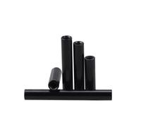 Écrous d'accouplement ronds, Lot de 10 écrous d'accouplement M3 en alliage d'aluminium(Black,80mm)