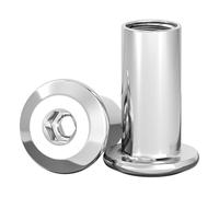 Écrous de blocage hexagonaux en acier inoxydable M1.6, 20 pièces, fixations for vis(7mm)