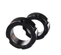 Écrous de blocage radiaux de précision Écrous de sécurité de type F Vis de précision radiale Vis de précision 42CrMo Vis Couvercle de roulement Tour Anti-relâchement Écrous ronds M12 14 15 16(FM42