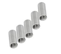 Écrous de connecteur ronds, extension en acier inoxydable 304 épaissir l'écrou de couplage rond connecteur écrou de manchon de joint 5 pièces 5pcs M4*6 * 20