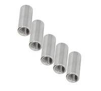 Écrous de connecteur ronds, matériel fileté d'écrou de goujon à manchon rond en acier inoxydable pour bielles 5 pièces 5pcs M4*8 * 20