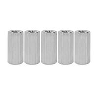 Écrous de fixation - 20 boulons de raccordement hexagonaux filetés M10 en acier inoxydable - Vis à métaux longues et fines(M10*17 * 45)