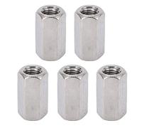 Écrous de fixation - 5 ou 10 pièces - Boulons hexagonaux filetés en acier inoxydable M18 - Écrous de raccordement longs - Vis de précision - Vis de connexion(M18*27 * 18)