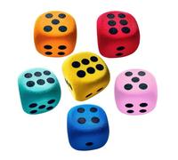 Écrous de mousse - Enseigner Amusant Éponge, 6 cubes par salle, jouet avec bord arrondi | Outil d'enseignement pour la salle de classe pour l'âge 3+, le divertissement familial, l'école, les voyages