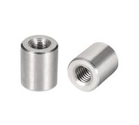 Écrous de raccordement Ronds, Écrous d'accouplement Ronds en Acier Inoxydable 304 M5 M6 M8 M10 M12 M14 M16, Paquet de 10(M14x20x30mm)