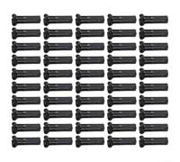 Écrous de Rayon en pour cuivre 14mm Résistants 50pcs Écrous de | pour cuivre massif, haute résistance tension, antidérapant, 14mm 14G, or vert argent(Black（50pcs）)