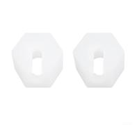 Écrous de rechange pour SodaStream pour Crystal 1.0 2.0 pour source - Attaches en plastique anti-fuite pour raccord de tuyau de machine à eau pétillante - Blanc Lot de 2 ou 4 (2 pièces)