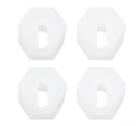 Écrous de rechange pour SodaStream pour Crystal 1.0 2.0 pour source - Attaches en plastique anti-fuite pour raccord de tuyau de machine à eau pétillante - Blanc Lot de 2 ou 4 (4 pièces)