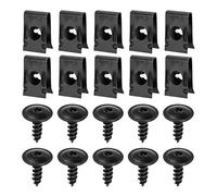 Écrous de ressort à lames en acier inoxydable de type U, écrous de cheminée M6, M5, M4, écrous de roue, clips rapides for voiture, moto, scooter, VTT(20Tybe D)